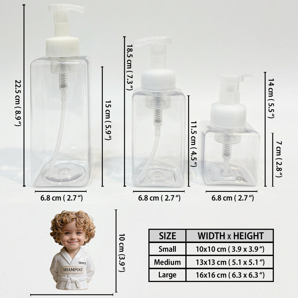 Personalized Latino Little Boy Soap Pump Dispenser Kids Bathroom Decor Gift