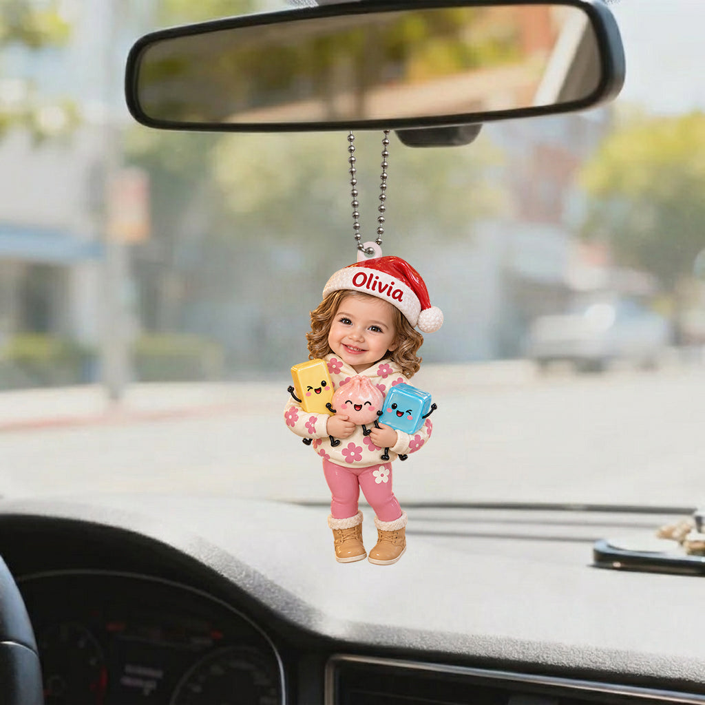Ornement 3D de Noël personnalisé Petit Garçon Latino - Cadeau Fils Petit-fils Neveu