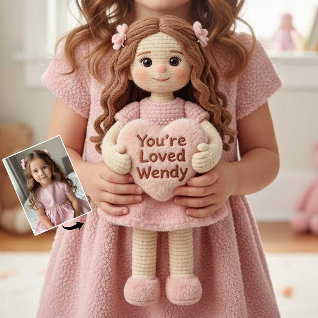 Personalized Latina Little Girl Premium Faux Fur Pillow Gift for Daughter Granddaughter Niece