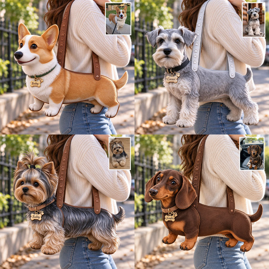 Personalized Black and Tan Adult German Shepherd Custom Shape Tote Bag Dog Owner Gift