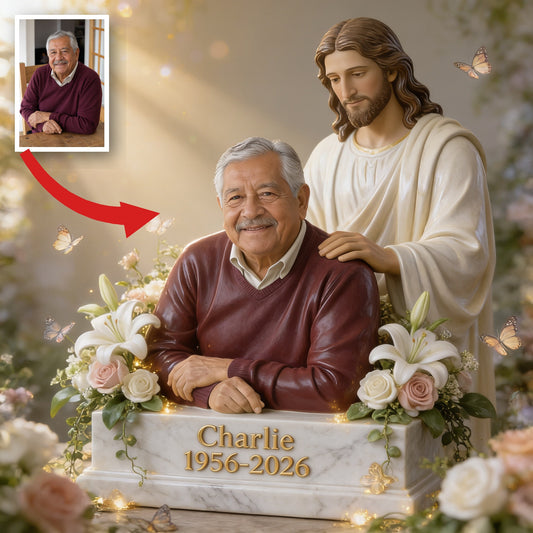 Personalized Memorial Older Latino Man Grandfather Custom Acrylic Plaque