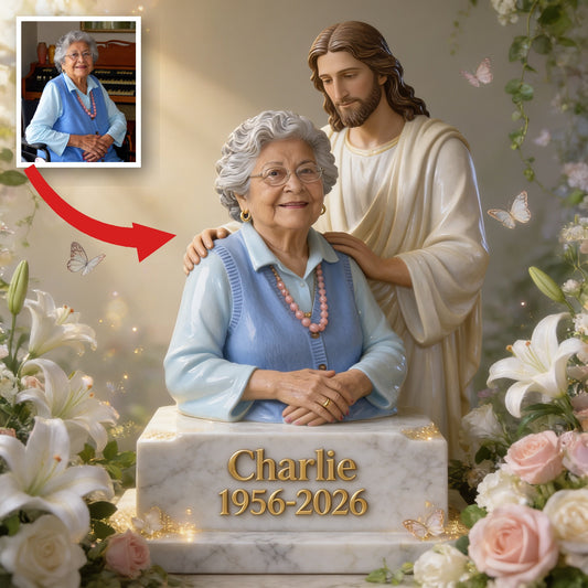 Personalized Older Latina Woman Grandma Memorial Acrylic Plaque
