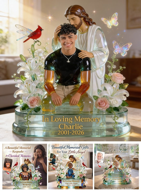 Personalized In Loving Memory Latino Man Custom Acrylic Memorial Plaque