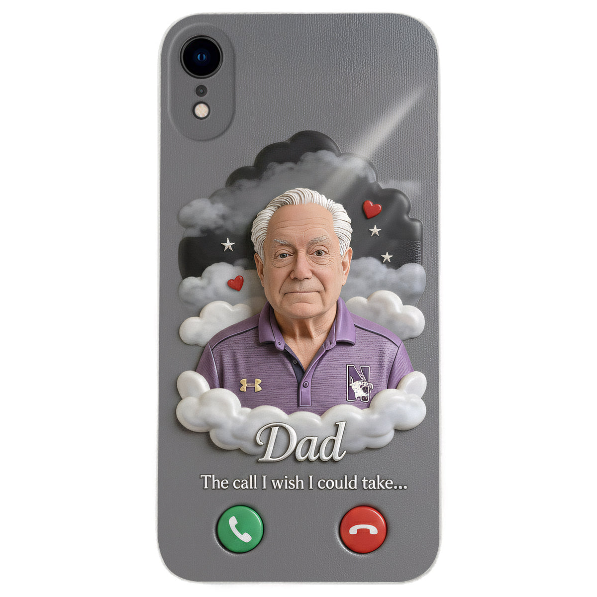 Personalized Latina Little Girl Memorial Leather Phone Case
