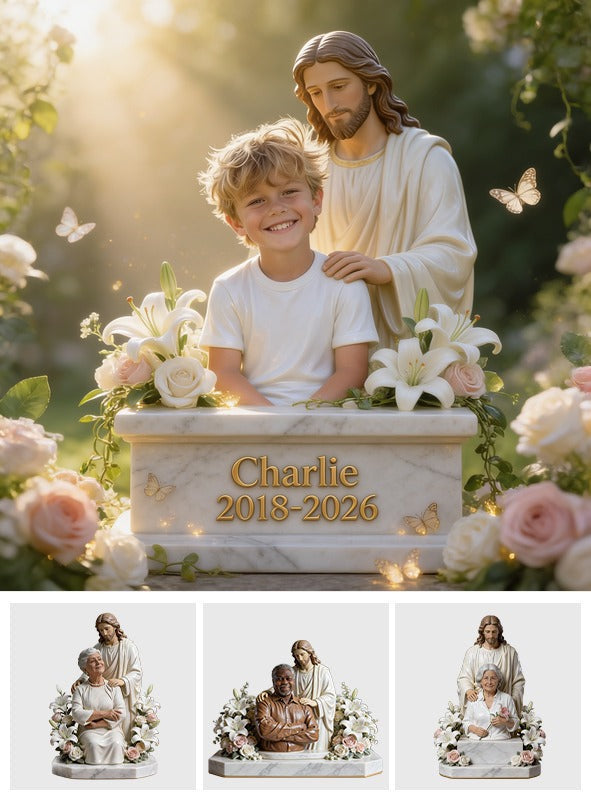 Personalized Little Boy Memorial Custom Acrylic Plaque Keepsake