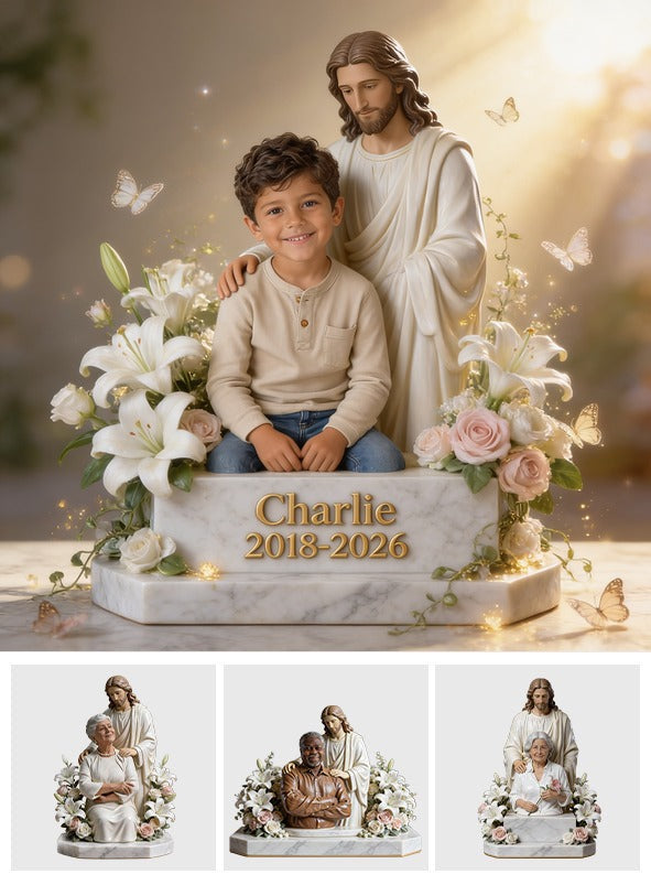 Personalized Memorial Latino Little Boy Custom Shaped Acrylic Plaque