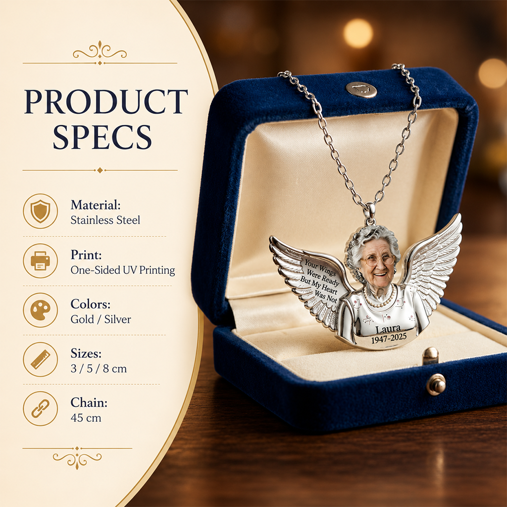 Personalized Memorial Middle-Aged Latino Man Metal Pendant Necklace Gift for Dad Husband