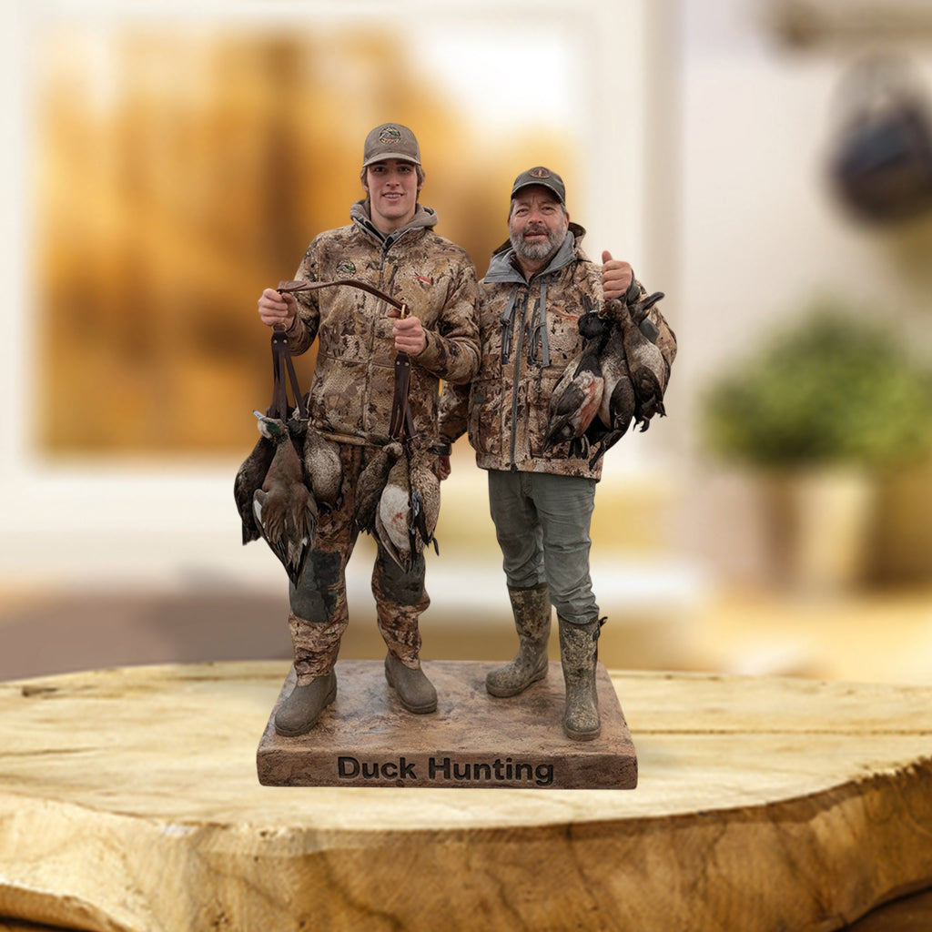Personalized Duck Hunting Group Custom Shaped Acrylic Plaque Desk Decor Gift