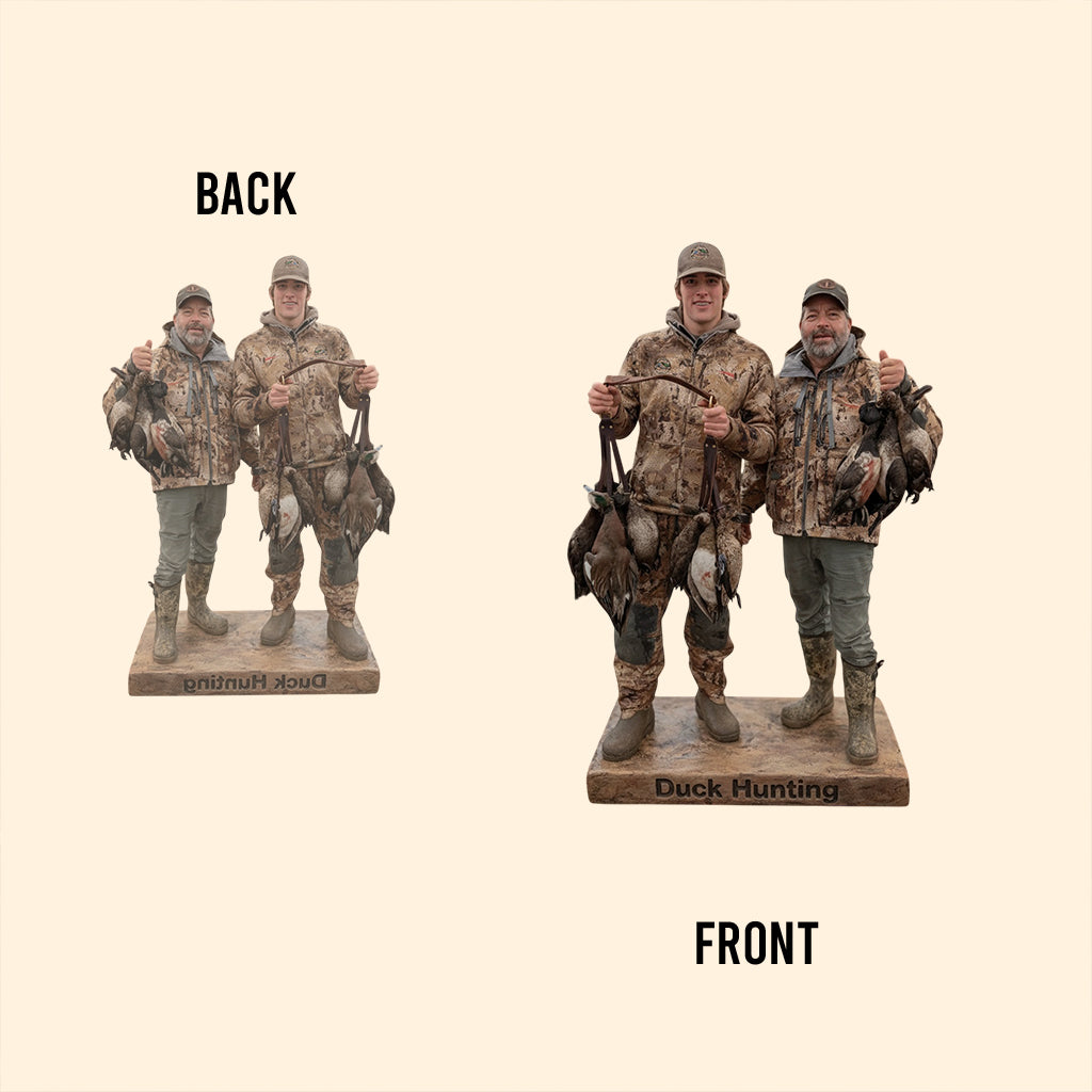Personalized Hunting Family with Deer Custom Shaped Acrylic Plaque Hunting Lover Gift
