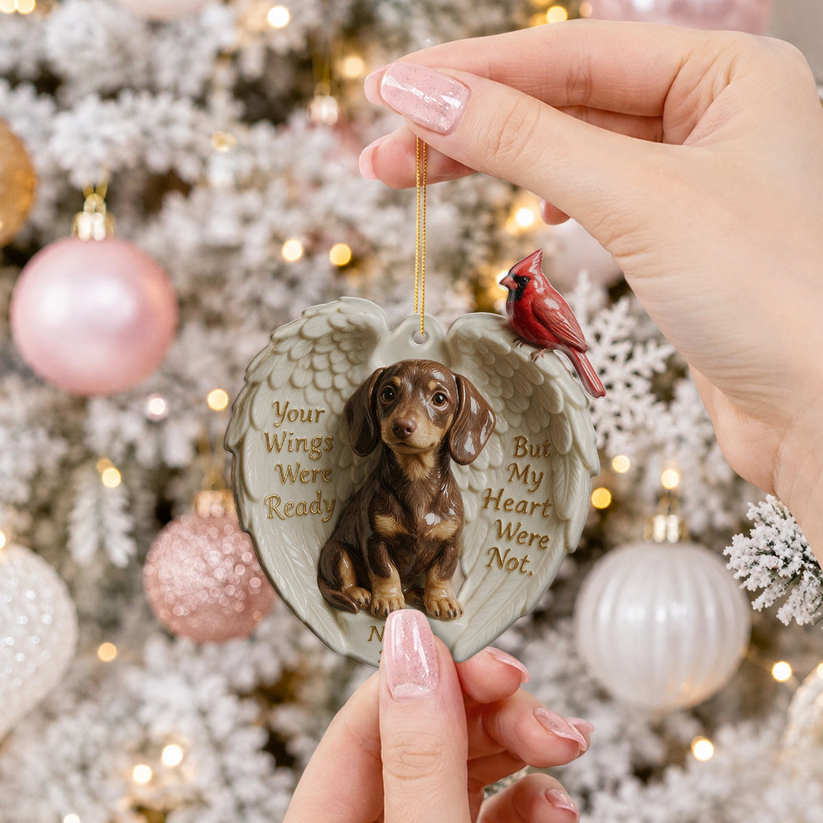 Personalized Custom Photo Yorkshire Terrier Memorial Ceramic Ornament