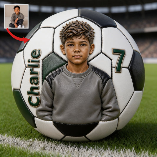 Personalisierter Geburtstag Fußball Geschenk für Sohn Enkel