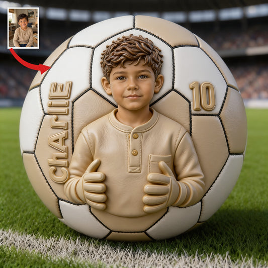Personalisierter Geburtstags-Latino-Junge Fußball Geschenk für Sohn Enkel