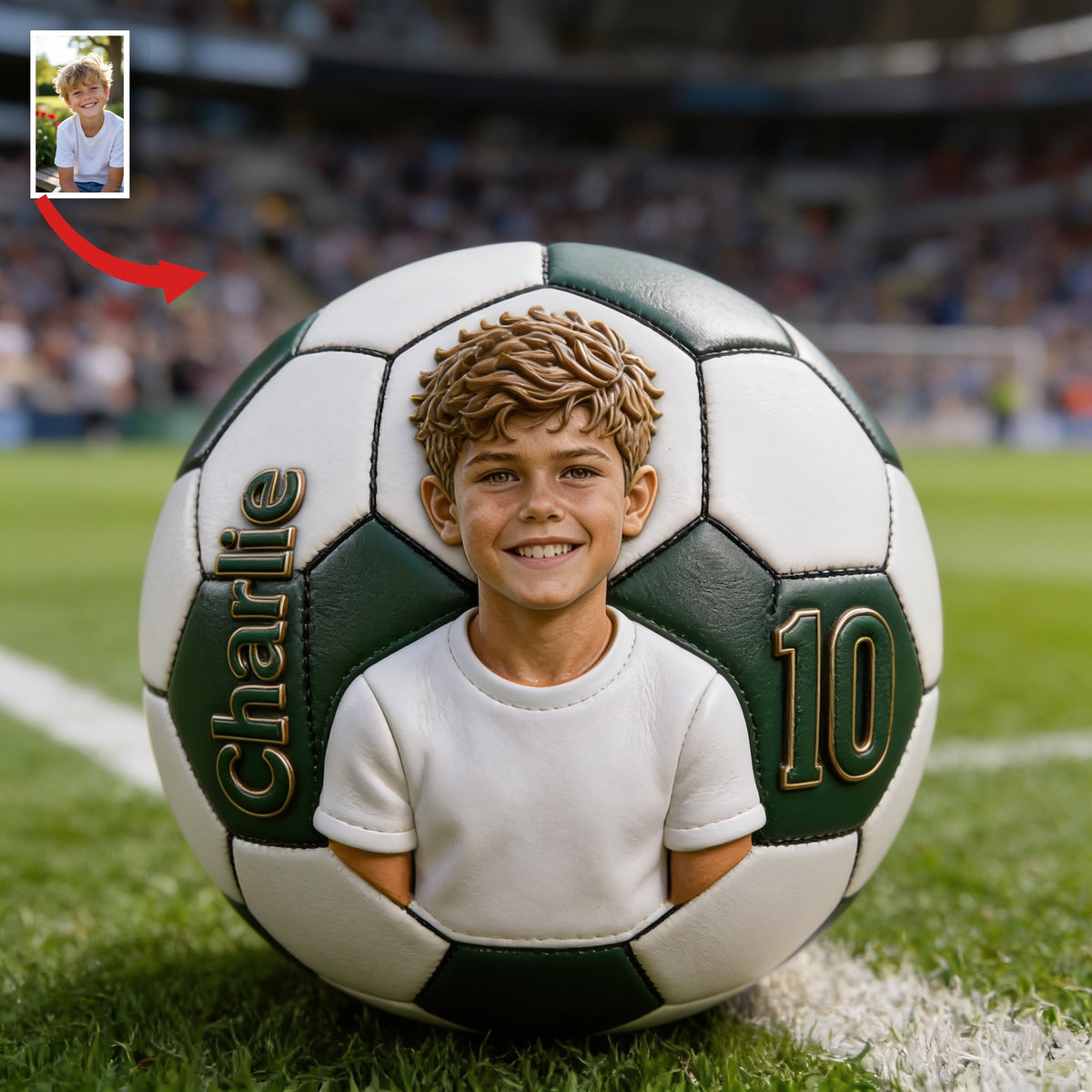 Personalized Birthday Little Boy Soccer Ball Gift for Son Grandson Nephew