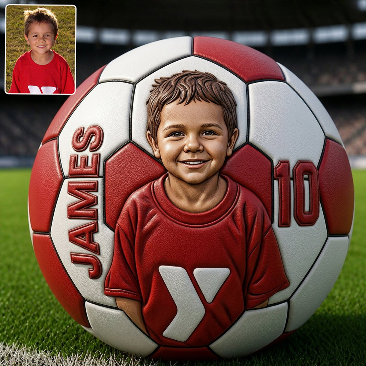 Personalized Birthday Little Boy Soccer Ball Gift for Son Grandson Nephew