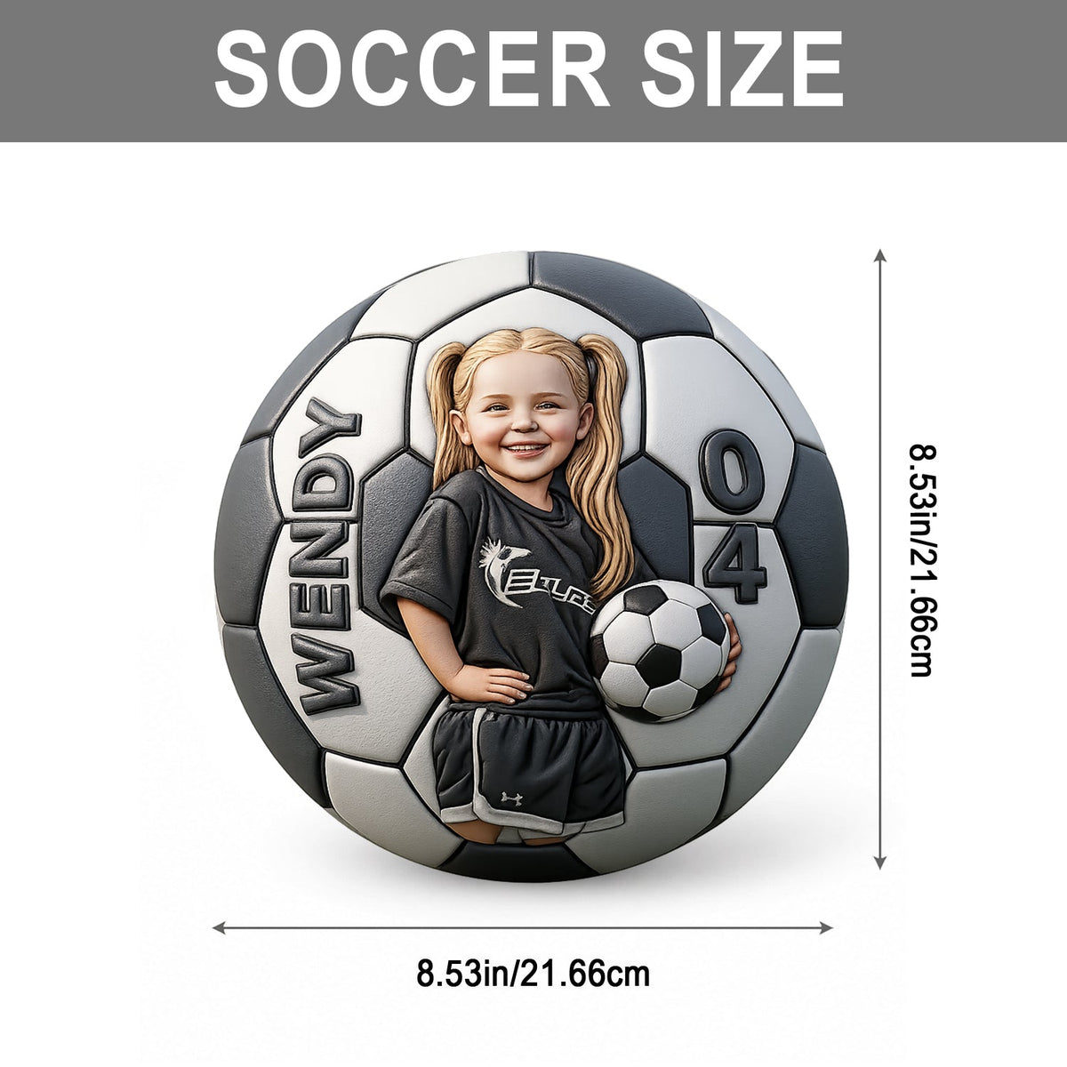 Personalized Birthday Latino Little Boy Soccer Ball Gift for Son Grandson