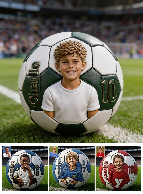 Personalized Birthday Little Boy Soccer Ball Gift for Son Grandson Nephew