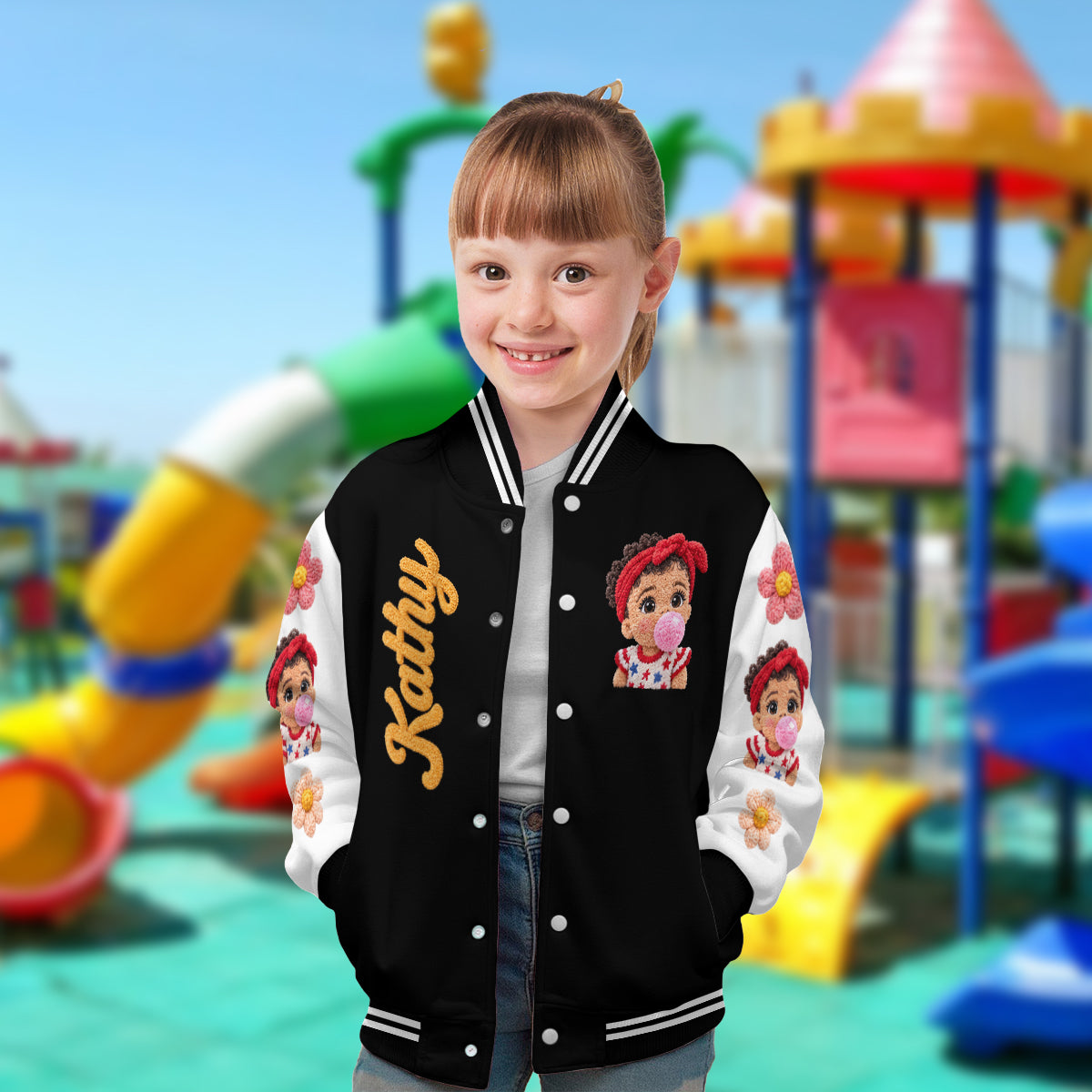 Personalized Latino Little Boy Kid Varsity Jacket Gift for Son Grandson Nephew