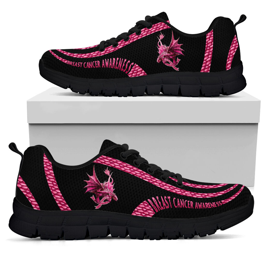Breast Cancer Warrio Breast Cancer Awareness Sneakers 0622