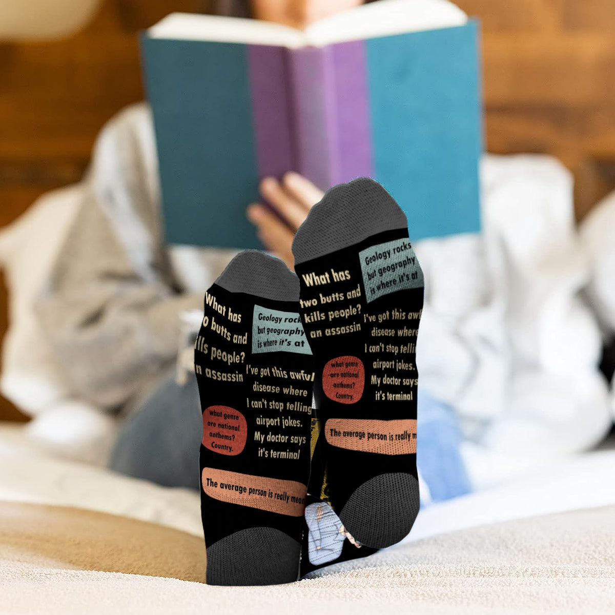 I Keep All My Dad Jokes - Personalized Father's Day Father Socks