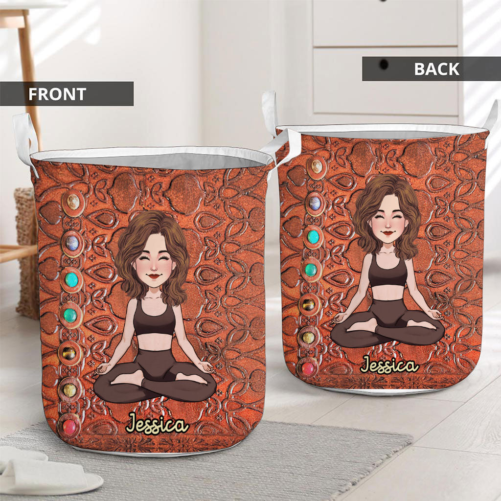 Namaste - Personalized Yoga Storage Basket