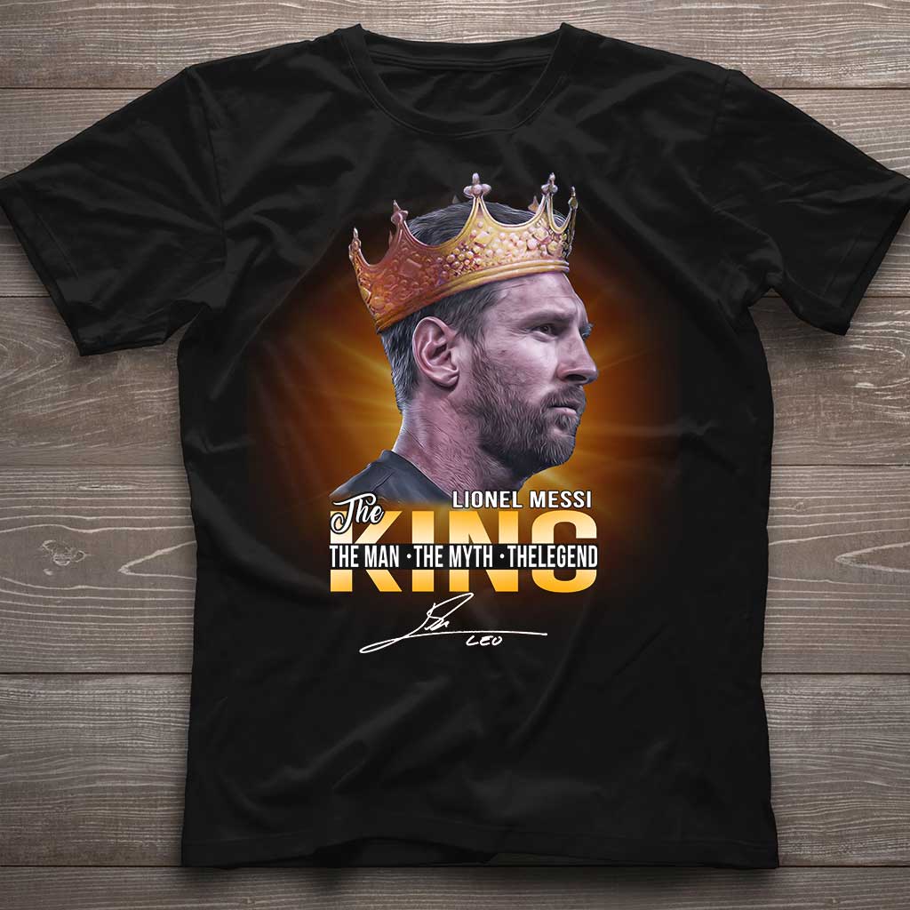 Der König, der Mythos, die Legende – Fußball-T-Shirt und Hoodie