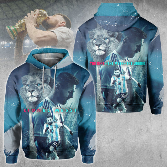 Le Roi, le Mythe, la Légende - T-shirt et sweat à capuche Football All Over