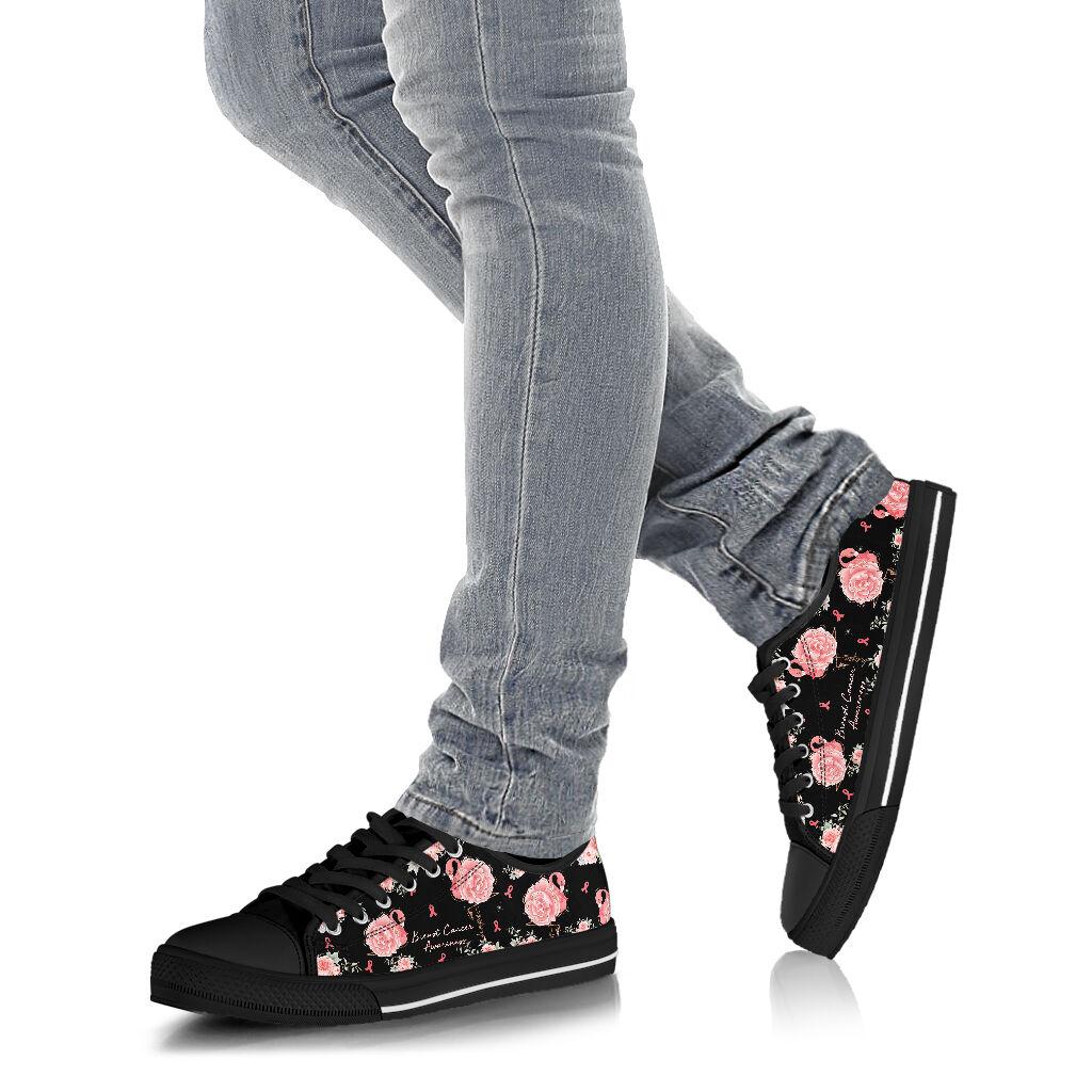 Chaussures basses Flamingo pour la sensibilisation au cancer du sein 0622