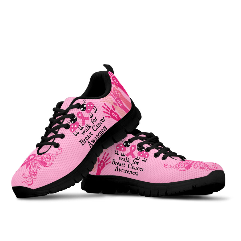 Walk For Breast Cancer Awareness Breast Cancer Awareness Sneakers 0622