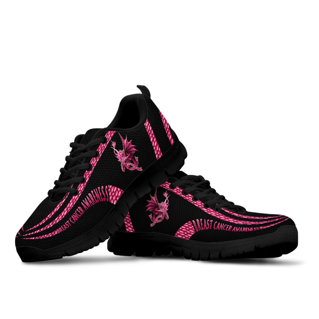 Breast Cancer Warrio Breast Cancer Awareness Sneakers 0622