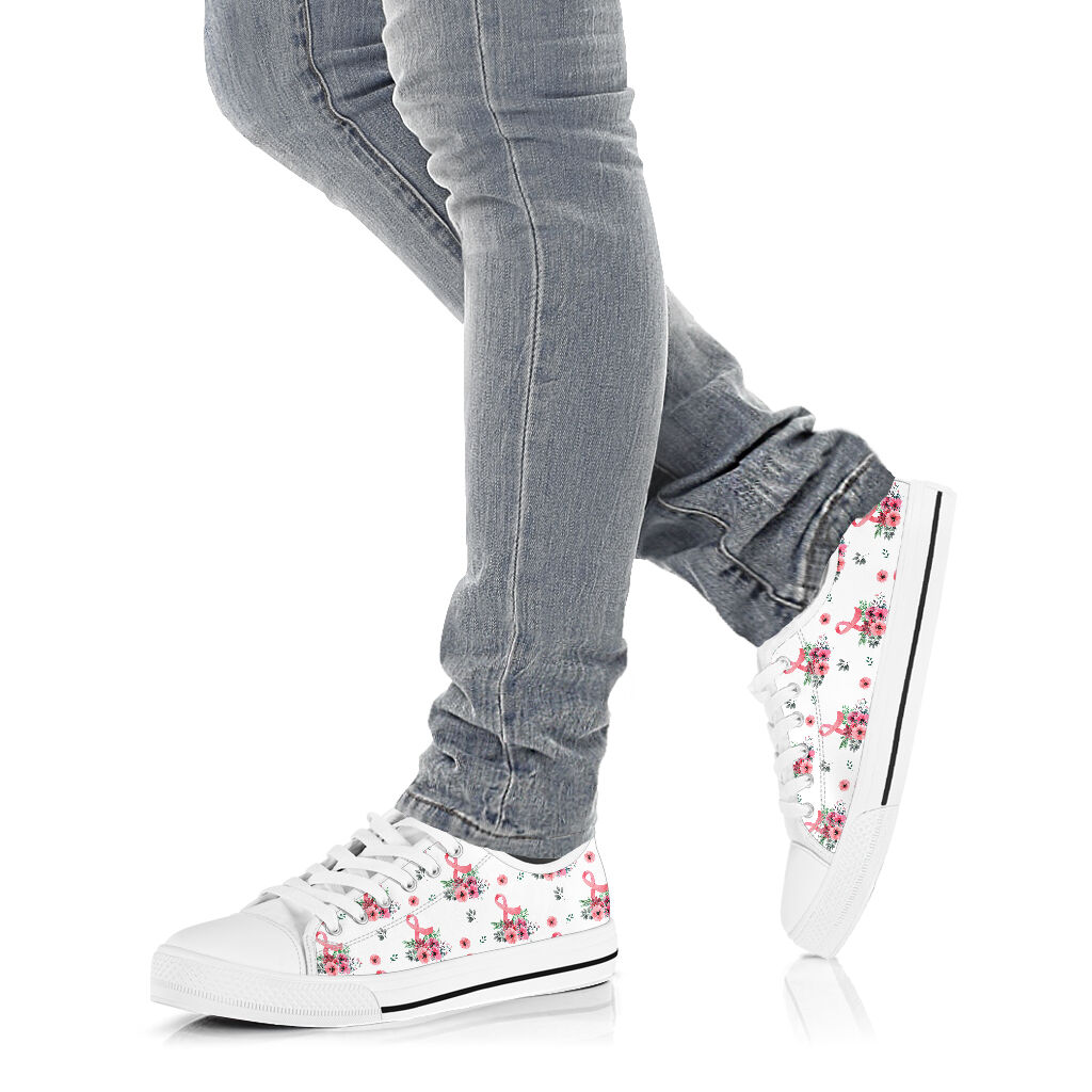 Brustkrebsbewusstsein Brustkrebsbewusstsein Low-Top-Schuhe 0622