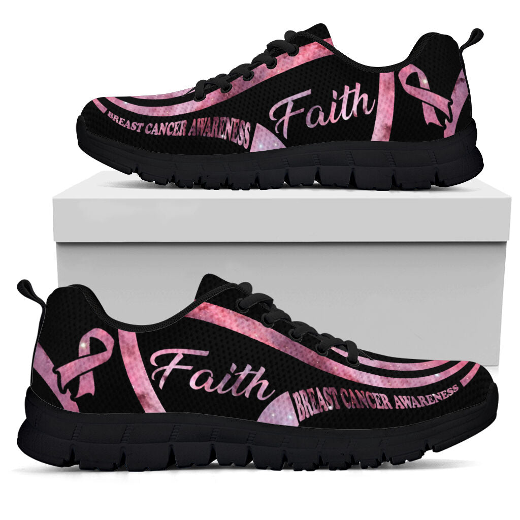 Walk In Faith Breast Cancer Awareness Sneakers 0622