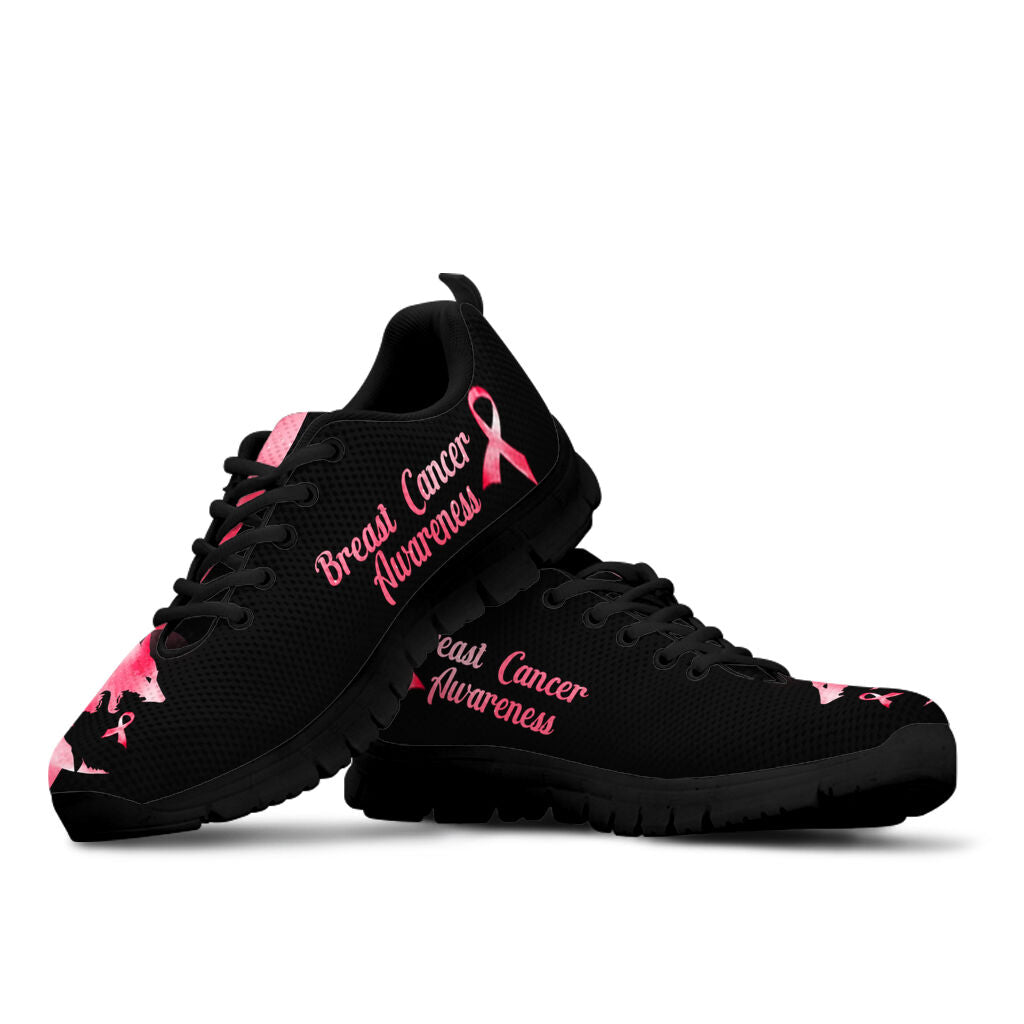 Fight Like A Warrior Breast Cancer Awareness Sneakers 0622