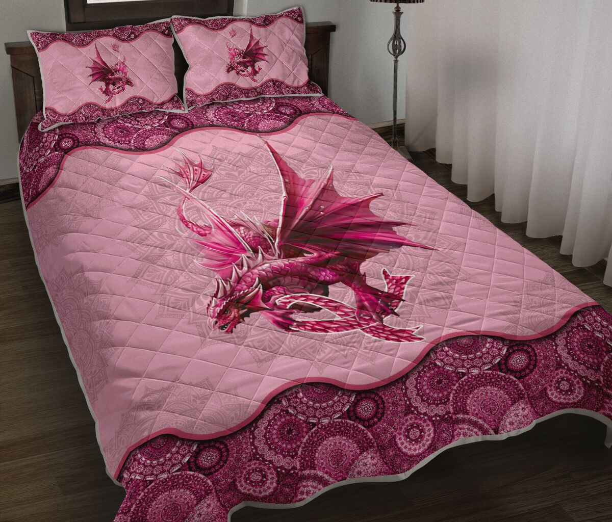 Breast Cancer Warrior Breast Cancer Awareness  Quilt Set 0622