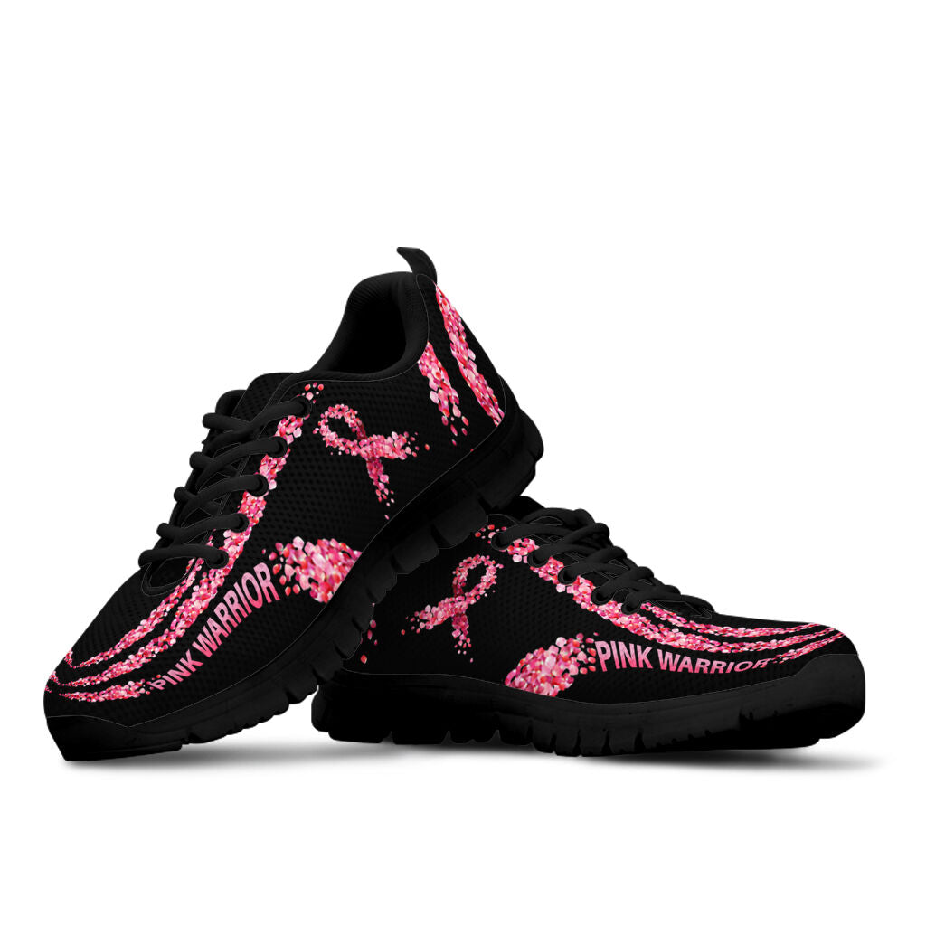 Pink Warrior Breast Cancer Awareness Sneakers 0622