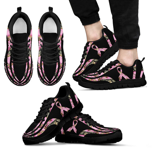 Pink Ribbon Breast Cancer Awareness Sneakers 0622