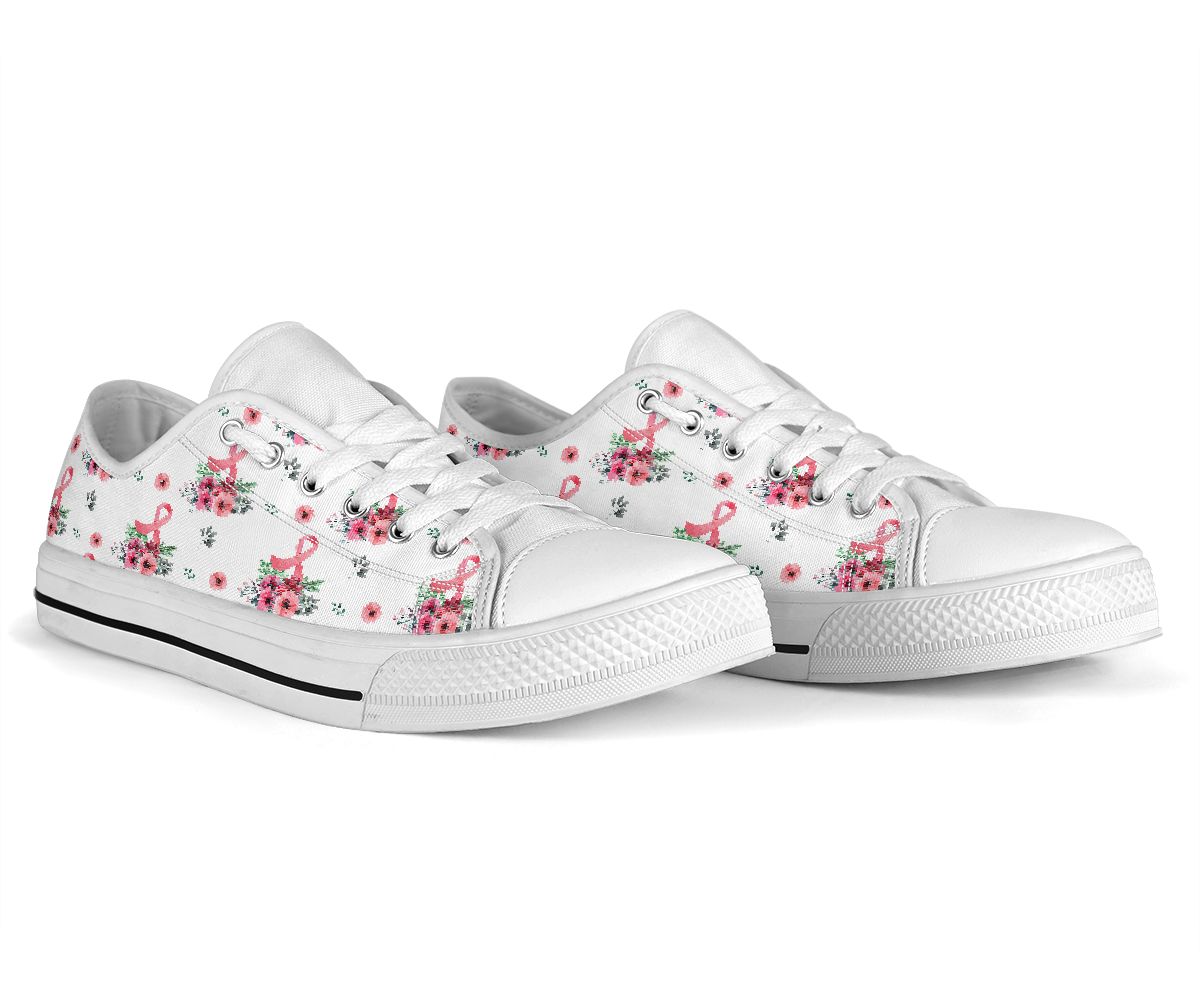 Brustkrebsbewusstsein Brustkrebsbewusstsein Low-Top-Schuhe 0622