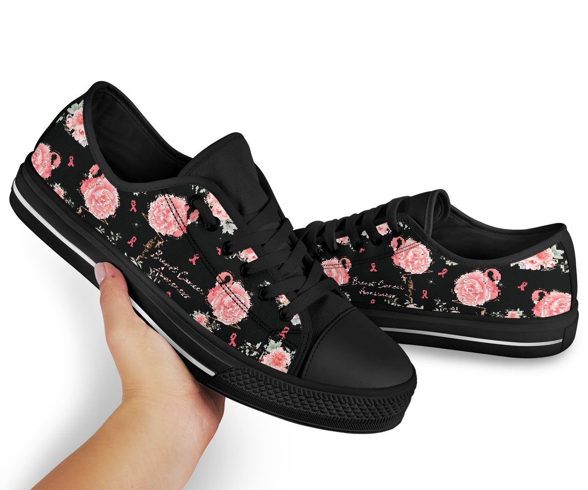 Chaussures basses Flamingo pour la sensibilisation au cancer du sein 0622
