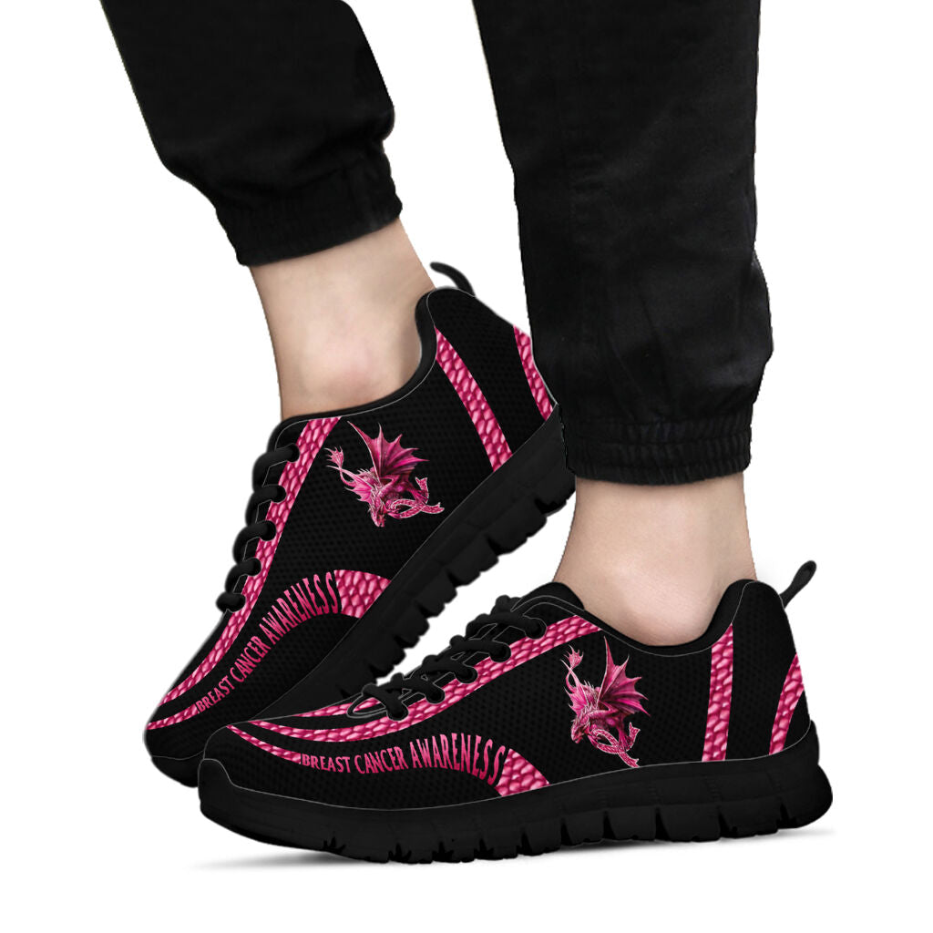 Breast Cancer Warrio Breast Cancer Awareness Sneakers 0622