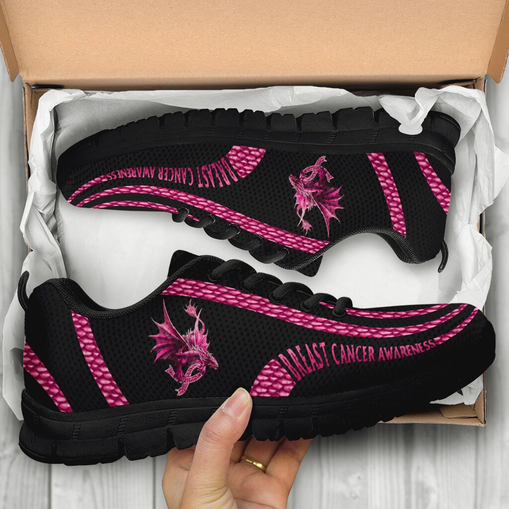 Breast Cancer Warrio Breast Cancer Awareness Sneakers 0622