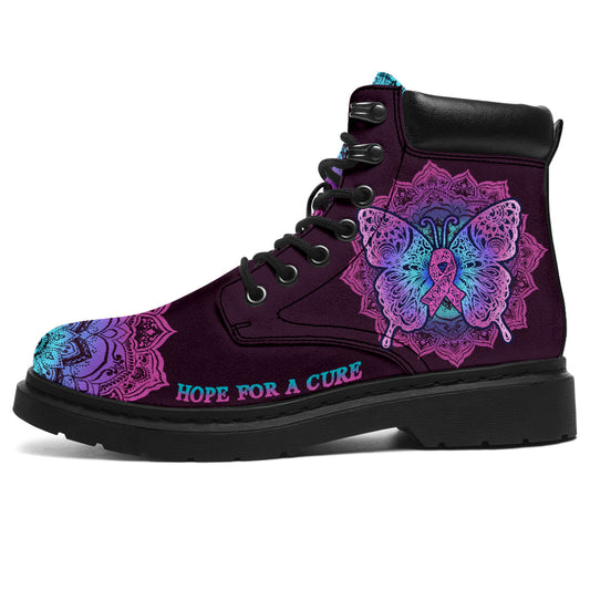 Hope For A Cure Breast Cancer Awareness All Season Boots 0622