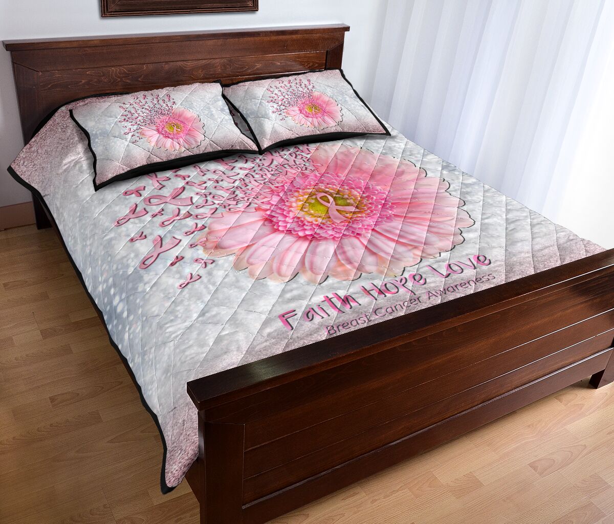 Breast Cancer Awareness Breast Cancer Awareness Quilt Set 0622