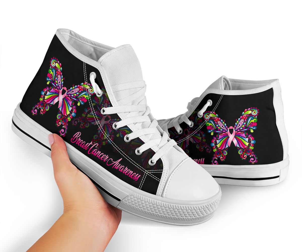 Breast Cancer Awareness High Top Shoes 0622
