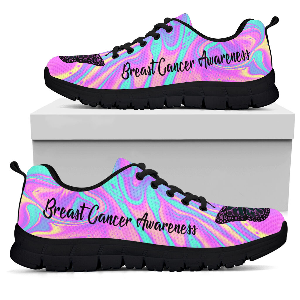 Faith Hope Love Breast Cancer Awareness Sneakers 0622