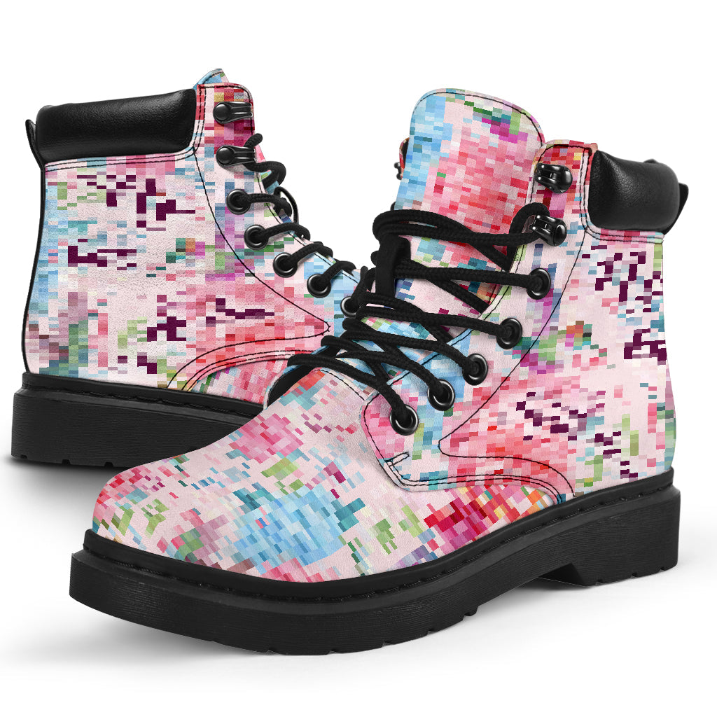 No One Fights Alone Breast Cancer Awareness All Season Boots 0622