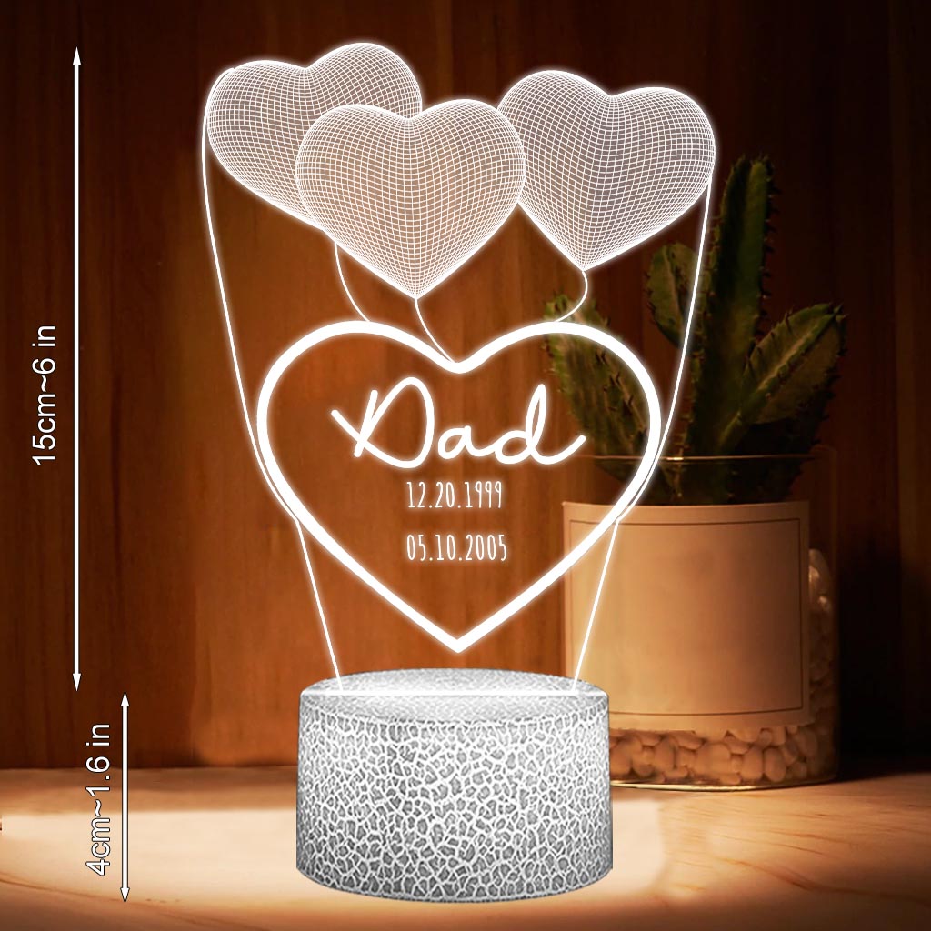 Love You Mom - Gift for mom, grandma, grandpa, husband, wife, dad - Personalized Shaped Plaque Light Base