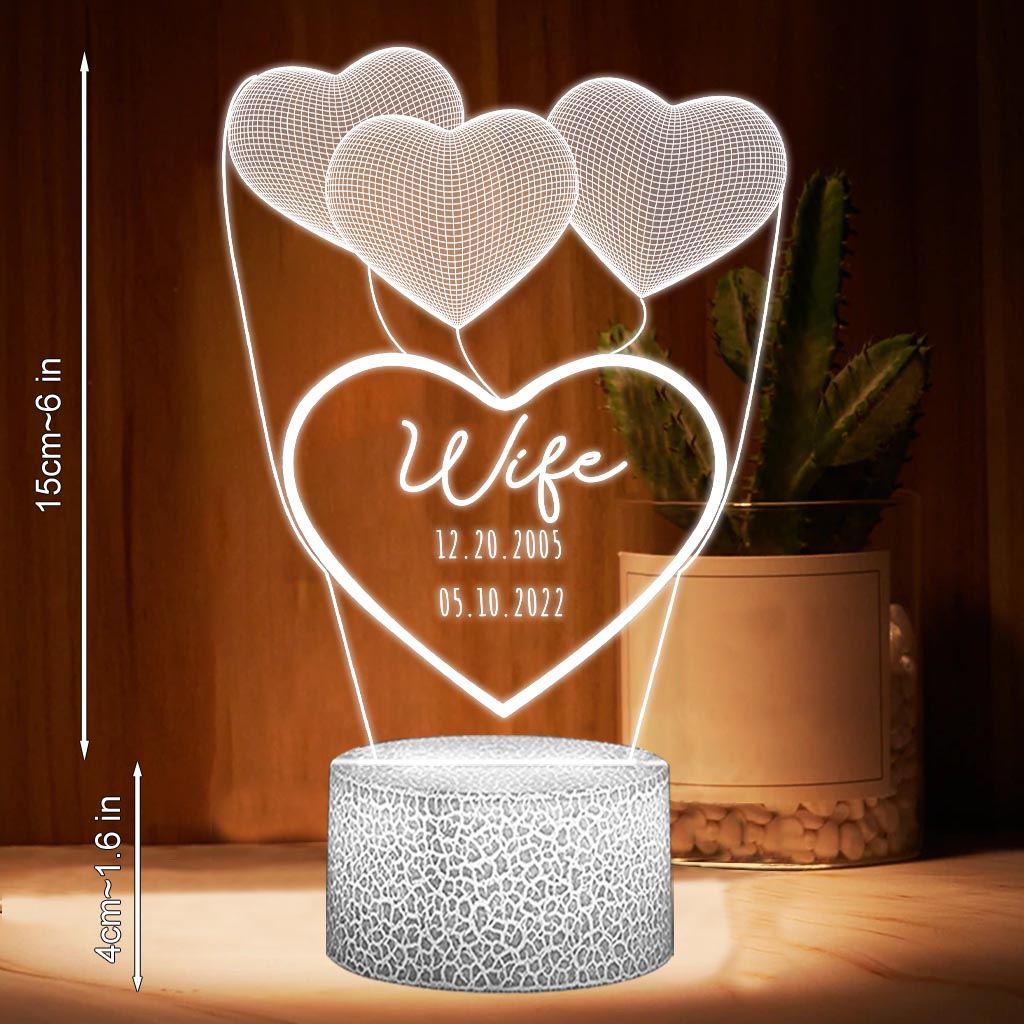 Love You Mom - Gift for mom, grandma, grandpa, husband, wife, dad - Personalized Shaped Plaque Light Base