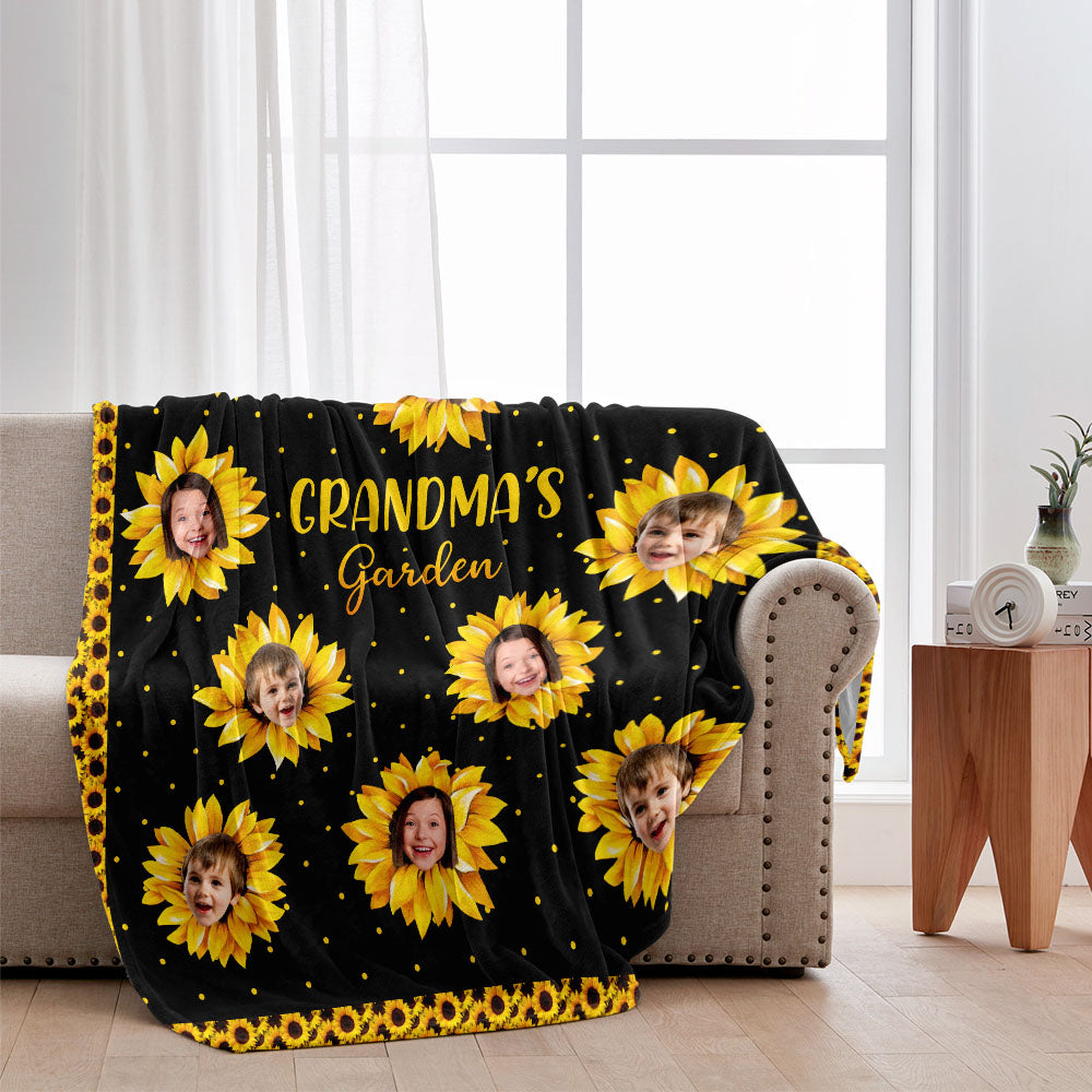 You Are My Sunshine - Gift for grandma, mom - Personalized Blanket