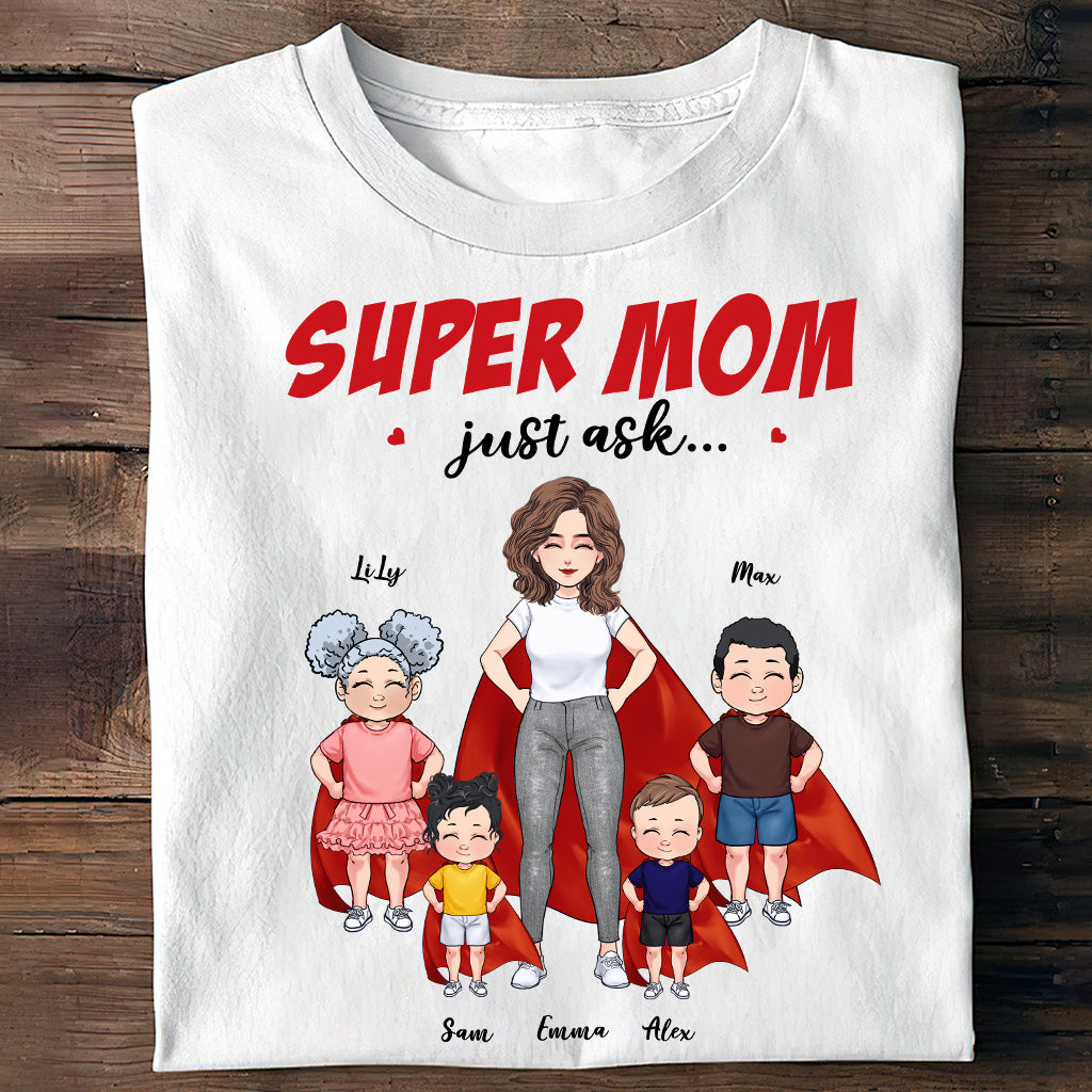 Super Mom - Gift for mom, grandma - Personalized T-shirt And Hoodie
