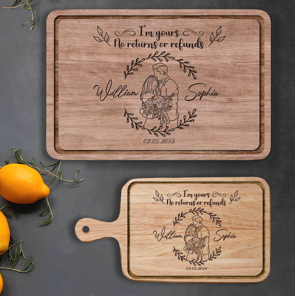 You & Me - Personalized Couple Cutting Board