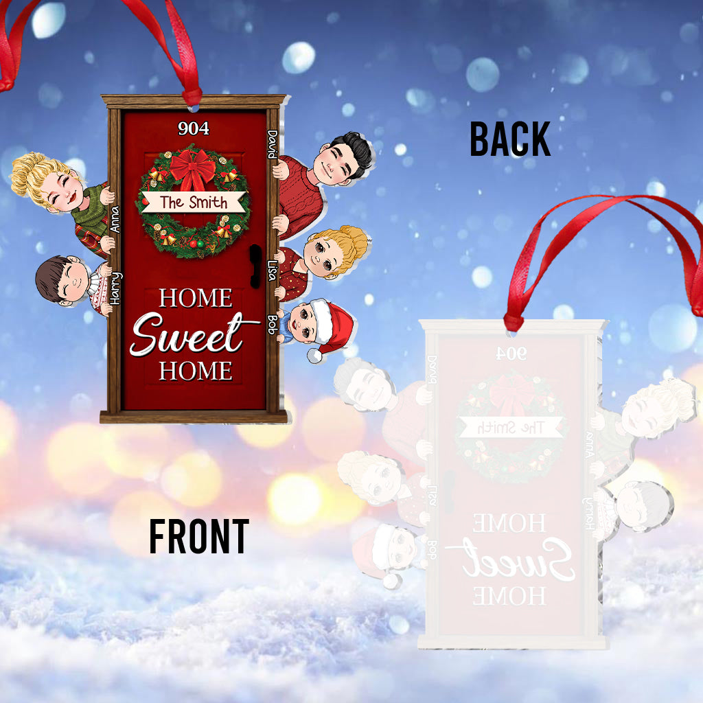 Doux foyer - Ornement familial personnalisé